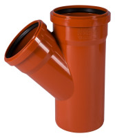 KG-Abzweig DN 125 x 100 45 Grad