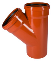 KG-Abzweig DN 200 x 200 45 Grad