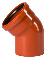 KG-Bogen DN 100 45 Grad