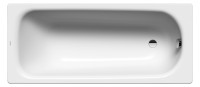 KOERPERFORM Stahl Einbau-Badewanne, 150 x 70 cm, ohne Fuesse, weiss