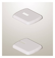 Kunststoffrosette zur Abdeckung der Standfuesse 10-701, Gr.138x115 mm, weiss
