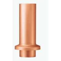 Kupfer Fallrohrschiebestueck f. Stand- rohre 250 mm lang Nr. 55, 80mm/116mm