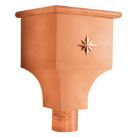 Kupfer-Rinnenkessel 100 mm Nr. 33 mit Stern