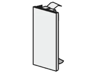 Licatec Endstück CK 60x40mm f.Installationskanal