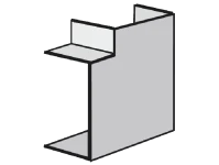 Licatec Flachwinkel CK 60x40mm f.Installationskanal