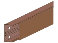 Licatec Installationskanal braun CK 110X60 Mini (1Stk=2m)