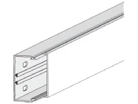 Licatec Installationskanal reinweiß CK 130X60 Mini (1Stk=2m)