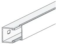 Licatec Installationskanal reinweiß CK 40X40 Mini (1Stk=2m)