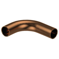 LINDNER CU-Bogen 90 Grad, blank 15 mm, Schenkellaenge 105 x 95 mm