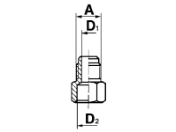 Lötstutzen LSV 3/4"UNFx12mm
