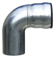 LORO-X Bogen DN 100, 87 Grad
