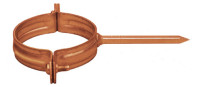 LORO-X Kupfer Rohrschellen m.Schlagstift rund DN 125 Nr. 990 N