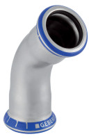 MAPRESS Bogen 45 Grad aus Edelstahl 76,1 mm,Nr. 32609