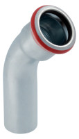 MAPRESS C-Stahl Bogen 45 Grad Innen x Aussen, 108 mm, Nr. 20711