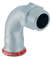 MAPRESS C-Stahl Bogen 90 Grad mit AG 28 mm x 1", Nr. 20508