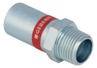 MAPRESS C-Stahl Einsteckstueck mit AG 22 mm x 1/2", Nr. 21935