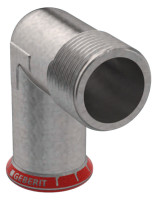 MAPRESS C-Stahl Winkel 90 Grad mit AG 28 mm x 1", Nr. 21610