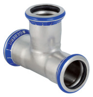 MAPRESS T-Stueck aus Edelstahl 22 mm, Nr. 31004