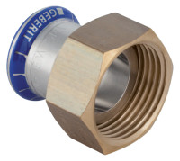 MAPRESS Verschraubung aus Edelstahl flachdichtend, 76,1 mm x 3", Nr.35039