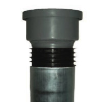MASC HT-Uebergang HTUE,DN100 m. Gummi auf 97-103mm Innendurchm.,f.senkr.Einb.
