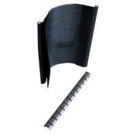 MASC Schrumpfschlauch offen, von 100 auf 30 mm schrumpfbar,L: 20cm, Nr. SSO100/30