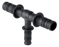 MEPLA T-Stueck reduziert, aus Kunststoff 32 x 26 x 32 mm, Nr. 624.319.00.5