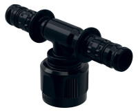 MEPLA Uebergangs-T-Stueck mit MasterFix PVDF d20-MF20-d16, Nr. 622.455.00.5