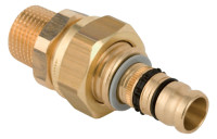 MEPLA Uebergangsverschraubung, 26x3/4" mit Nippel, Aussengewinde, 603.590.00.5