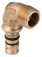 MEPLA Uebergangswinkel mit AG D=40mm, 11/4", Nr. 605.255.00.5
