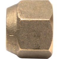 Messing Ueberwurfmutter, 1/2" f. Kaeltemittelleit.m. Boerdelanschluss