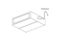 Mitsubishi Tauwasserpumpe PAC-KE06DM-F für PEA-M Kanalgeräte