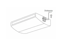 Mitsubishi Tauwasserpumpe PAC-SJ92DM-E für Deckenunterbaugeräte