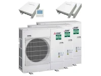 Mitsubishi WP Kaskaden-Set ZM18C Power 3x PUZ-ZM60 / 1x IF013 / 2x SIF013 R32