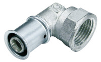 MULTITUBO G2 Met.-Press-Uebergang 90 IG 20 x 3/4" IG, Messing verzinnt
