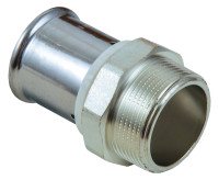 MULTITUBO Press Uebergangsnippel 40 mm x 1 1/2", AG