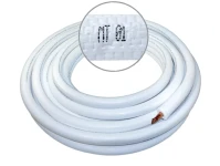 Novaer vorisoliertes Kupferrohr Einzel 1/4 Zollx0,8mm  (25m Bund)