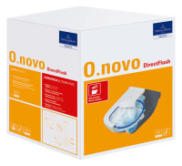 O.NOVO WC-Combi-Pack, spuelrandlos wandhaeng.,DirectFlush,Nr.5660HR01,weiss