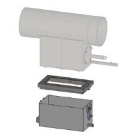 OEKO Staubbox mit Adapter, fuer horizontalen Einbau