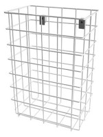 OPTIMA Abfallkorb, 26 Liter 305x446x195 mm, weiss pulverbeschichtet