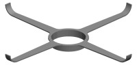 Optima Abstandhalter stern DN80 (10 Stueck)