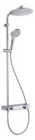 OPTIMA L 1.2 Duschsystem rund mit Therm. mit KBR 220 mm, HBR 120 mm, verchromt