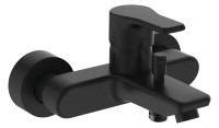 OPTIMA L 1.2 Einhebel-AP-Badebatterie, schwarz matt