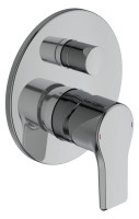 OPTIMA L 1.2 Farbset f. UP-Badebatterie mit Eigensicherung, verchromt
