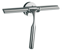 OPTIMA L 1.2 Glasscheibenabzieher mit Halterung, verchromt