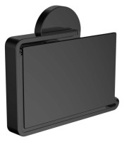 OPTIMA L 1.2 Papierhalter mit Deckel, schwarz-matt