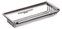 OPTIMA L 1.2 Schwammkorb m. verdeckter Wandbefestigung, verchromt
