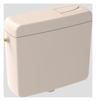 OPTIMA L 1.3 Aufputz-Spuelkasten 6-9 Ltr m. 2-Mengenspuelung, bahamabeige