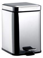 OPTIMA L Abfallbehaelter eckig 5 l Standmodell, edelstahl