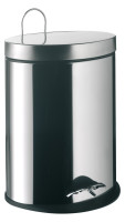 OPTIMA L Abfallbehaelter oval 5 l Standmodell, edelstahl