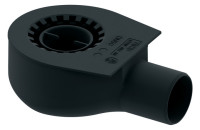 OPTIMA L Ablauf flach, DN 50, Auslauf seitlich, Bauhoehe 95 mm, zu Duschrinne